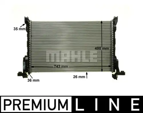воден радиатор MAHLE CR 85 000P