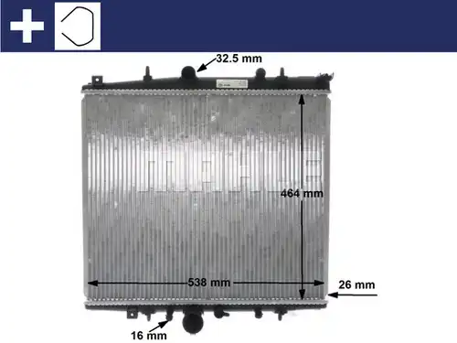 воден радиатор MAHLE CR 852 000S