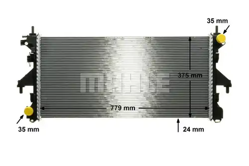 воден радиатор MAHLE CR 881 000P