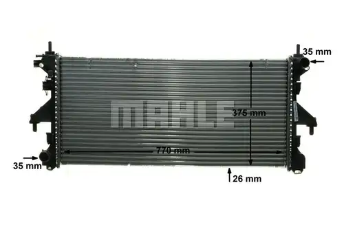 воден радиатор MAHLE CR 885 000P