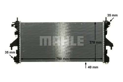 воден радиатор MAHLE CR 887 000P