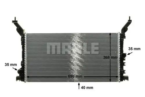 воден радиатор MAHLE CR 896 000P