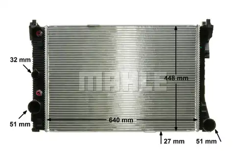 воден радиатор MAHLE CR 988 000P