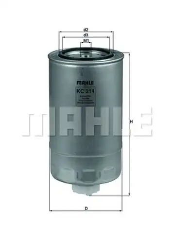 горивен филтър MAHLE KC 214