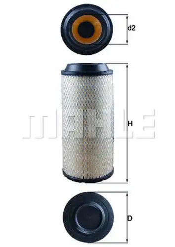 въздушен филтър MAHLE LX 1673