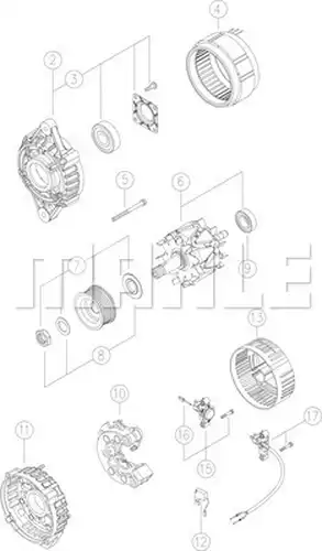 генератор MAHLE MG 2