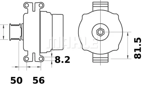 генератор MAHLE MG 448