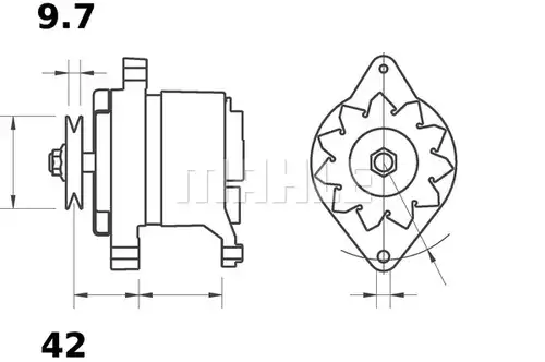 генератор MAHLE MG 491