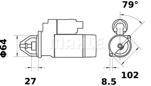 стартер MAHLE MS 35