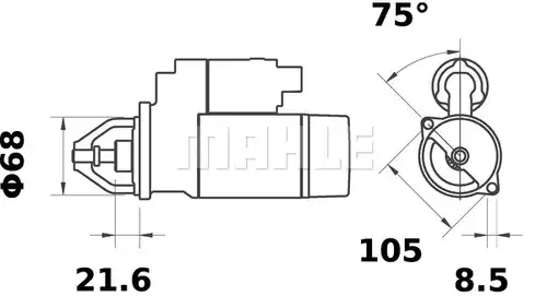стартер MAHLE MS 409