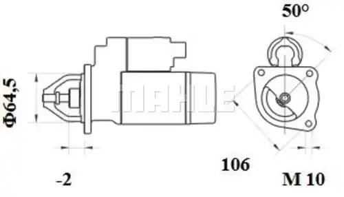 стартер MAHLE MS 80