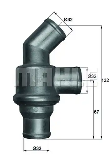 термостат, охладителна течност MAHLE TH 16 80
