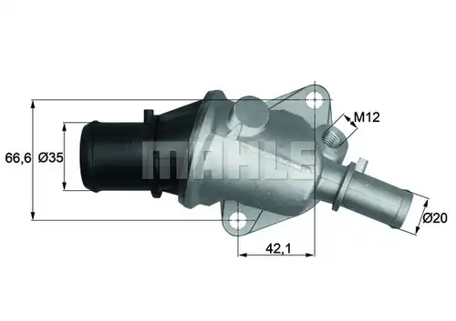 термостат, охладителна течност MAHLE TI 105 88