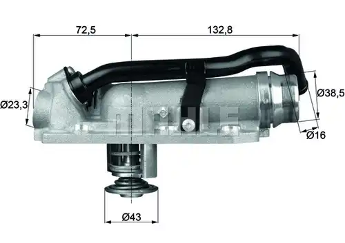 термостат, охладителна течност MAHLE TM 8 105