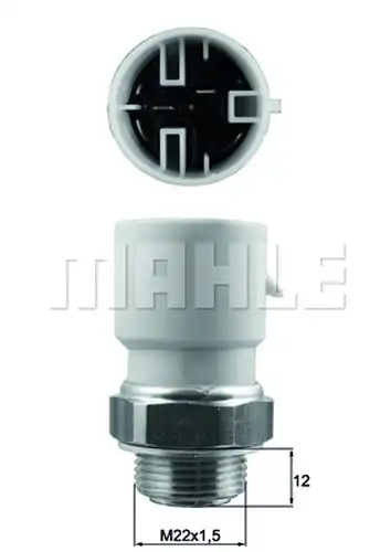 термошалтер, вентилатор на радиатора MAHLE TSW 61