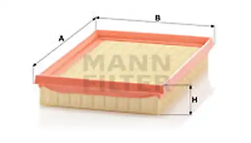 въздушен филтър MANN-FILTER C 2345/1