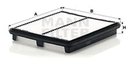 въздушен филтър MANN-FILTER C 2634/2