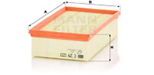 въздушен филтър MANN-FILTER C 29 033