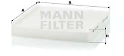 Филтър купе (поленов филтър) MANN-FILTER CU 2245