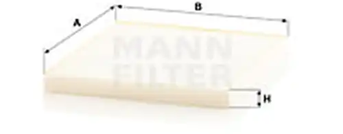 Филтър купе (поленов филтър) MANN-FILTER CU 24 008