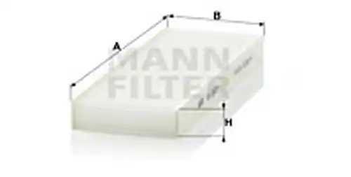 Филтър купе (поленов филтър) MANN-FILTER CU 2623