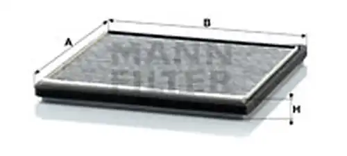 Филтър купе (поленов филтър) MANN-FILTER CUK 2225