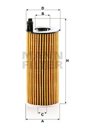 маслен филтър MANN-FILTER HU 6014 z