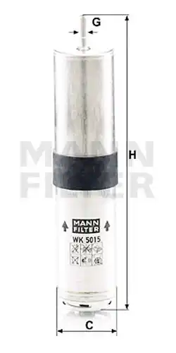 горивен филтър MANN-FILTER WK 5015 z