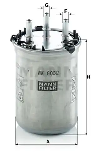 горивен филтър MANN-FILTER WK 8032