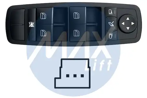 ключ(бутон), стъклоповдигане MAX SMB111
