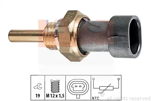 датчик, температура на охладителната течност MDR EPS-1830 098