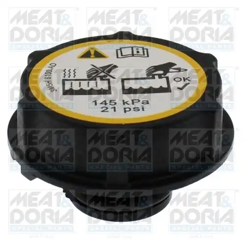 капачка, резервоар за охладителна течност MEAT & DORIA 2036008