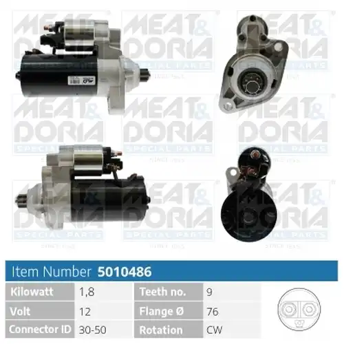 стартер MEAT & DORIA 5010486
