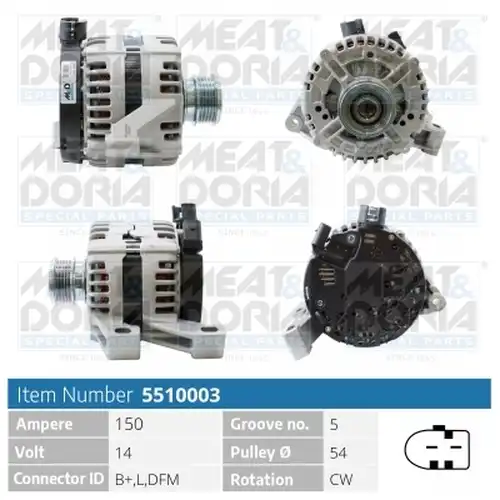генератор MEAT & DORIA 5510003
