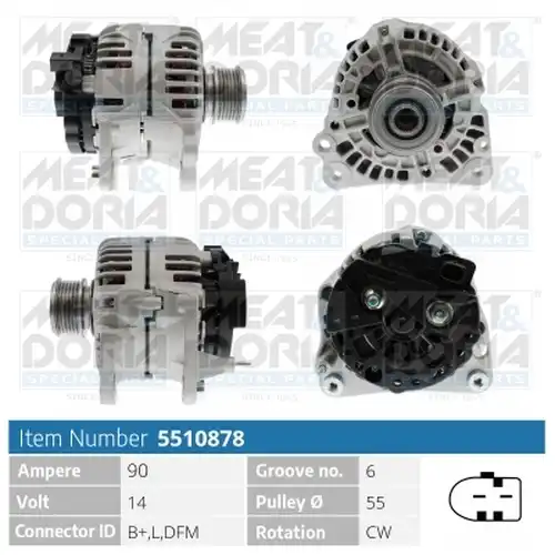 генератор MEAT & DORIA 5510878