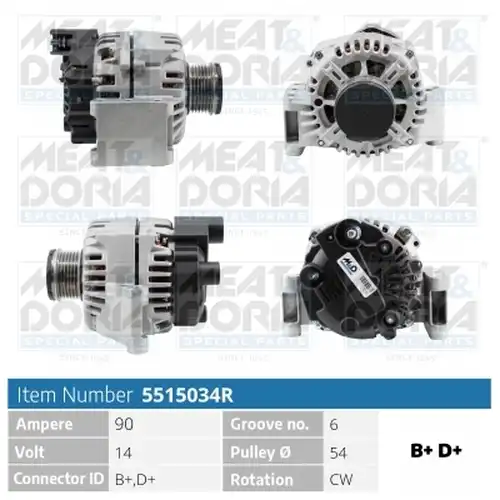 генератор MEAT & DORIA 5515034R