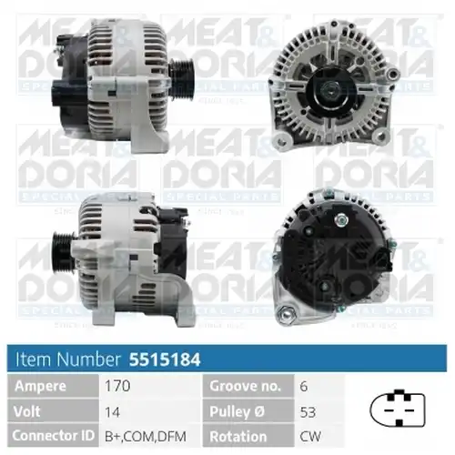 генератор MEAT & DORIA 5515184