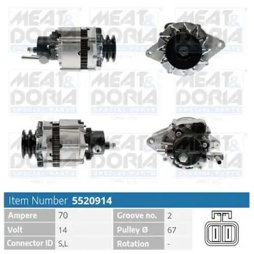 генератор MEAT & DORIA 5520914