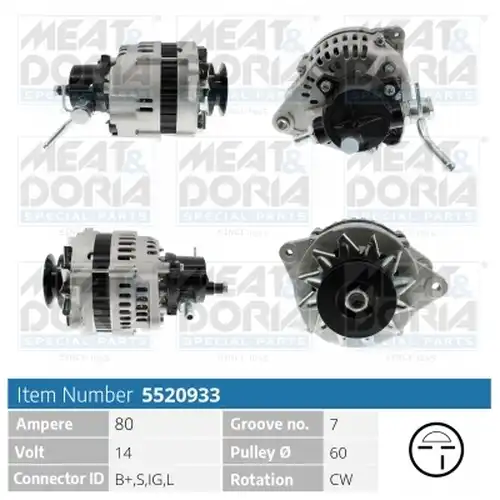 генератор MEAT & DORIA 5520933