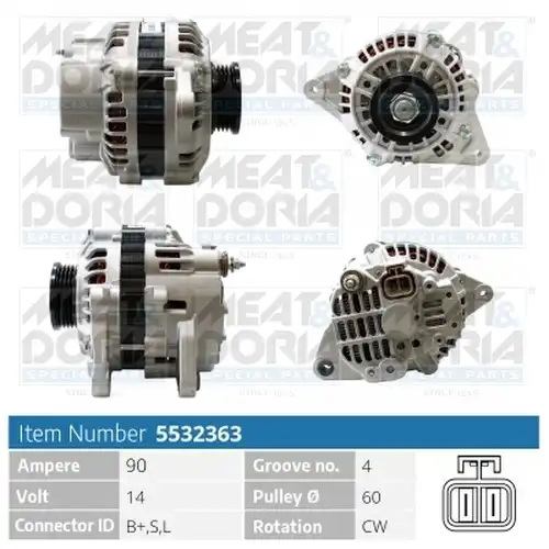 генератор MEAT & DORIA 5532363