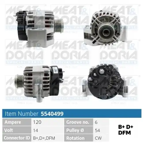генератор MEAT & DORIA 5540499
