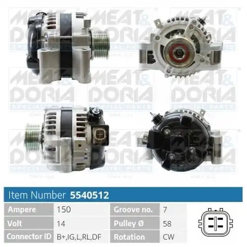 генератор MEAT & DORIA 5540512