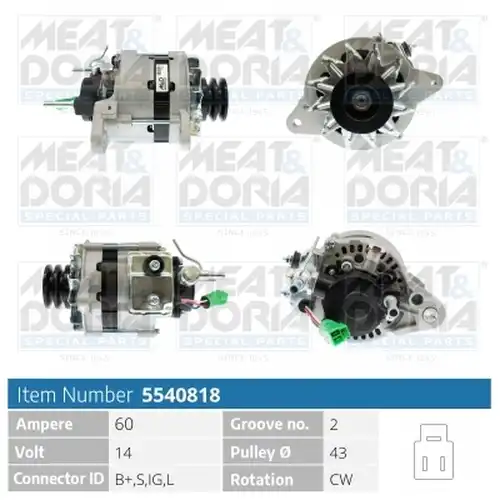 генератор MEAT & DORIA 5540818