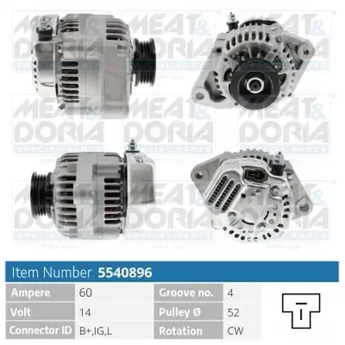 генератор MEAT & DORIA 5540896