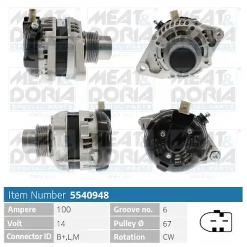 генератор MEAT & DORIA 5540948