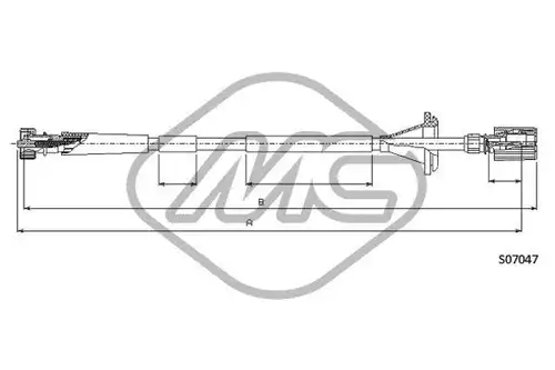 ос на тахографа Metalcaucho 82080