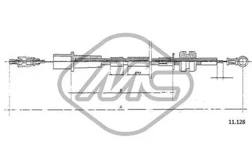жило за газ Metalcaucho 82575
