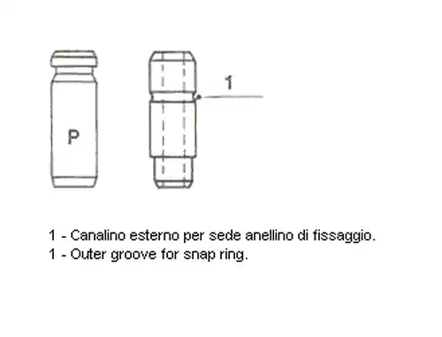 водач на клапан METELLI 01-3005