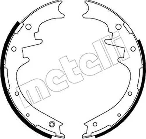 комплект спирачна челюст METELLI 53-0561