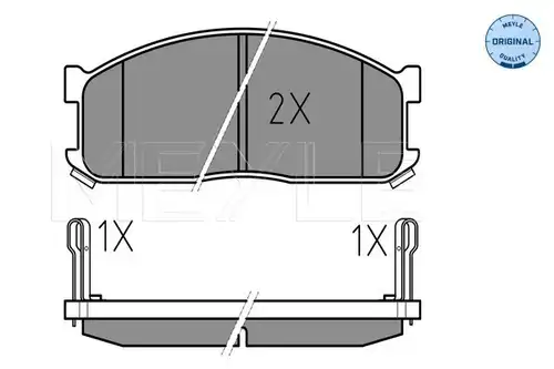 накладки MEYLE 025 200 0215/W